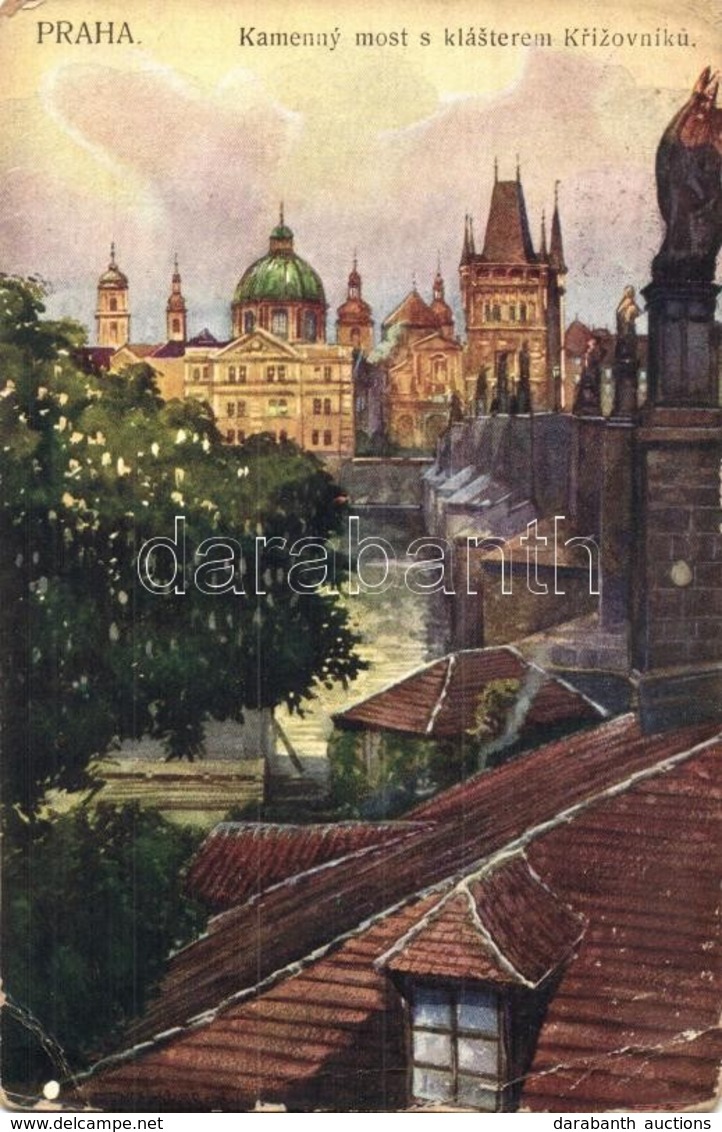 T3 Praha, Prag; Kamenny Most, Klaster Krizovníku / Bridge, Monastery S: F. Jelínka (EB) - Unclassified