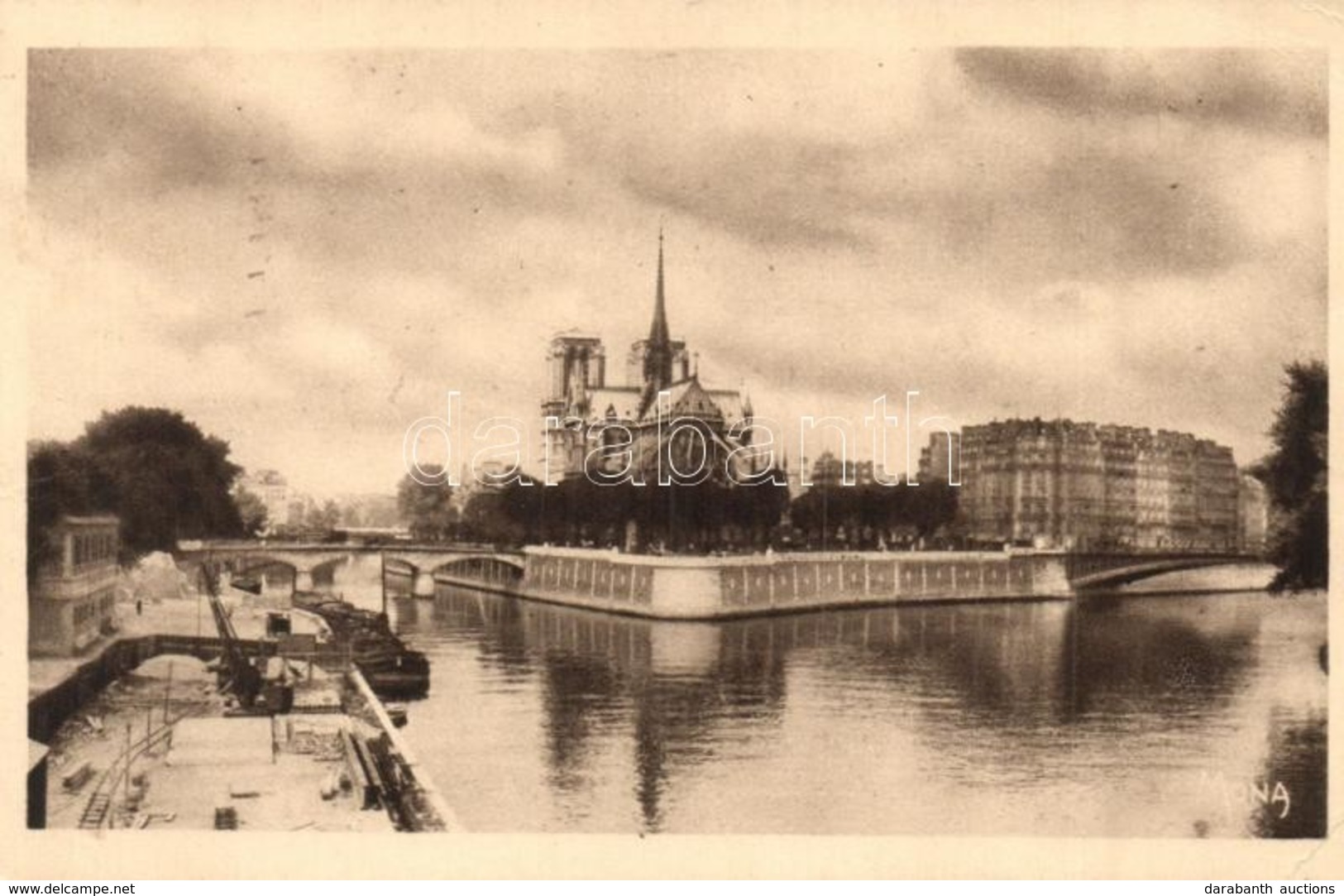 T2/T3 Paris, Notre Dame (from Postcard Booklet) (EK) - Unclassified