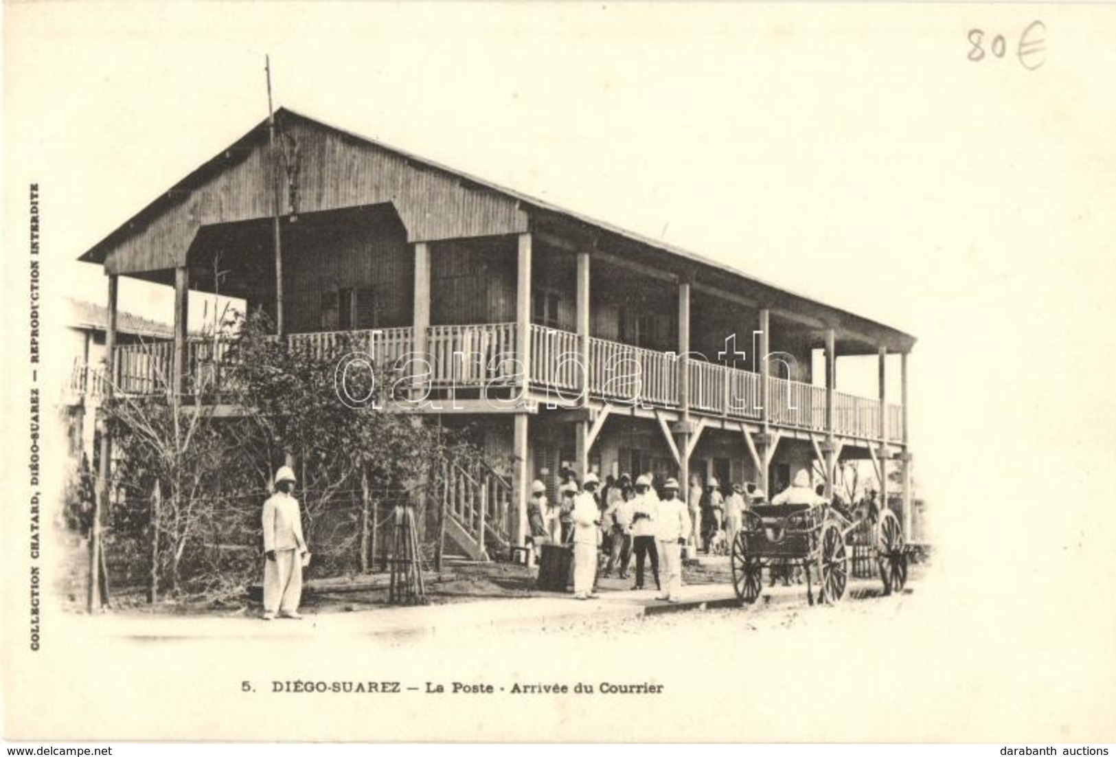 ** T1 Antsiranana, Diego-Suarez; La Poste, Arrivée Du Courrier / Post Office, Arrival Of The Mail - Unclassified