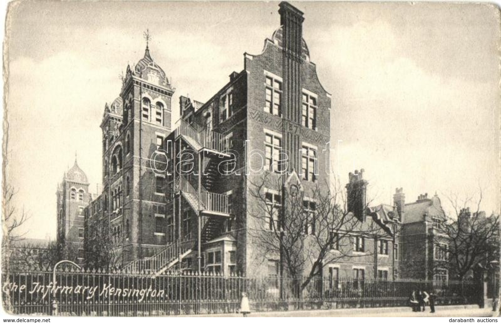 ** T2/T3 Kensington, The Infirmary, Hospital (from Postcard Booklet) - Unclassified