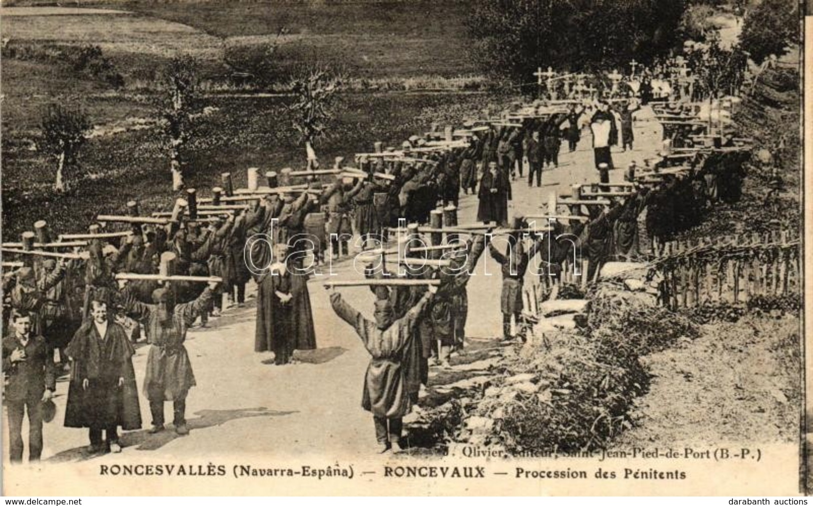 ** T2 Roncesvalles, Roncevaux, Procession Des Penitents / Penitents' March - Unclassified