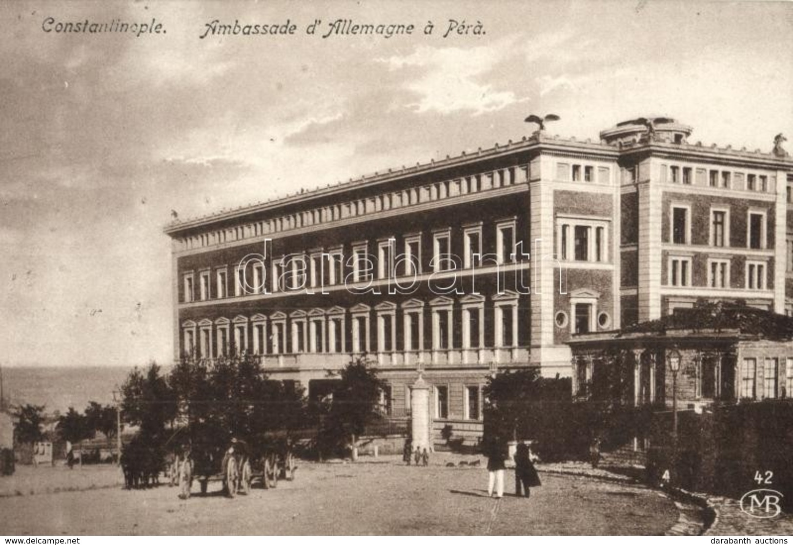 ** T1 Constantinople, Istanbul; Ambassade D'Allemagne A Pera / Beyoglu, Embassy Of Germany - Non Classificati