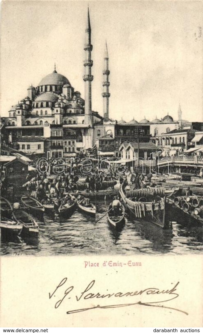 T2 Galata, Karaköy (Constantinople, Instanbul); Place D'Emin Eunu / New Mosque (Yeni Cami), Quay, Market - Unclassified