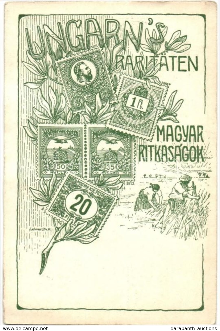 * T2/T3 Ungarn's Raritäten / Magyar Ritkaságok. Hungaria Bélyegkereskedés Kiadása / Hungarian Stamp Rarities. Art Nouvea - Unclassified