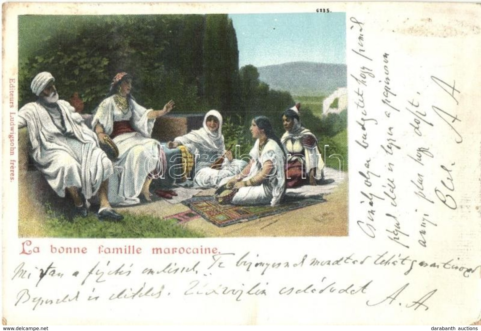 T2/T3 La Bonne Familie Marocaine / Moroccan Family, Folklore (EK) - Unclassified