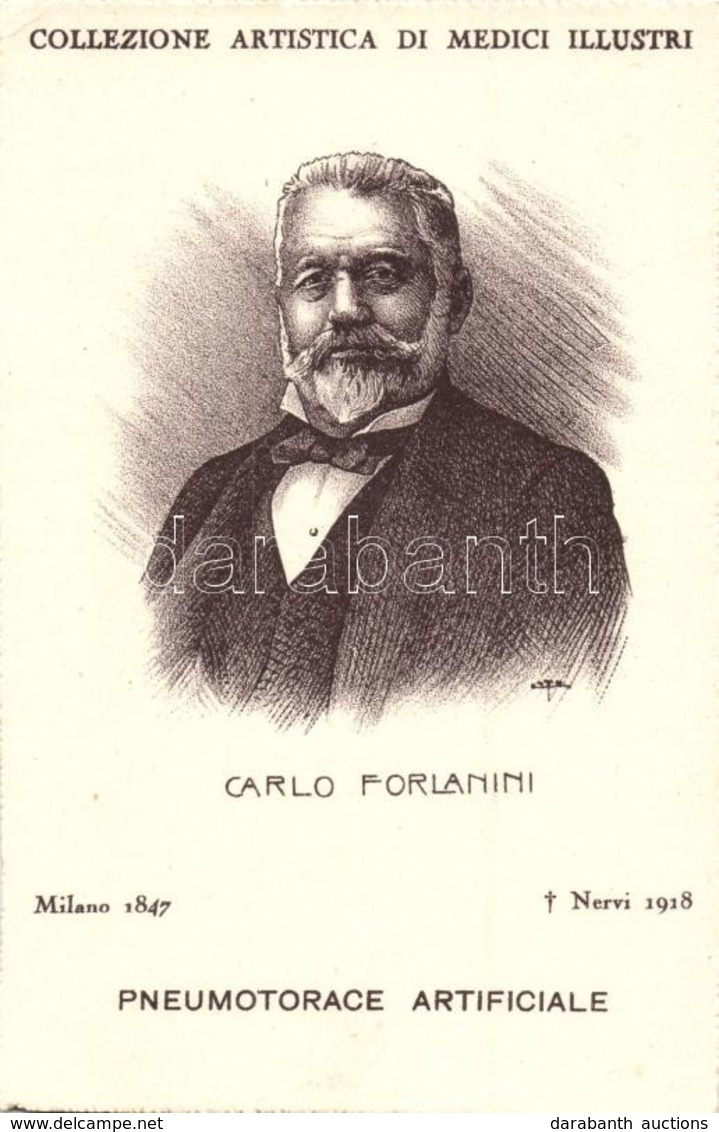 * T2/T3 Carlo Forlanini, Italian Physician (EK) - Non Classificati