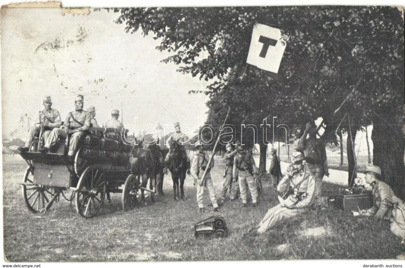 T2/T3 K.u.K. Telegraphenregiment. Feldtelegraphenstation / Osztrák-magyar Távíró Egység Tábori állomása / WWI Austro-Hun - Unclassified