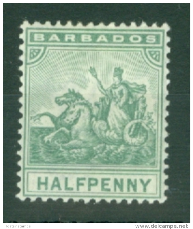Barbados: 1892/1903   Seal Of Colony    SG106    &frac12;d     MH - Barbados (...-1966)