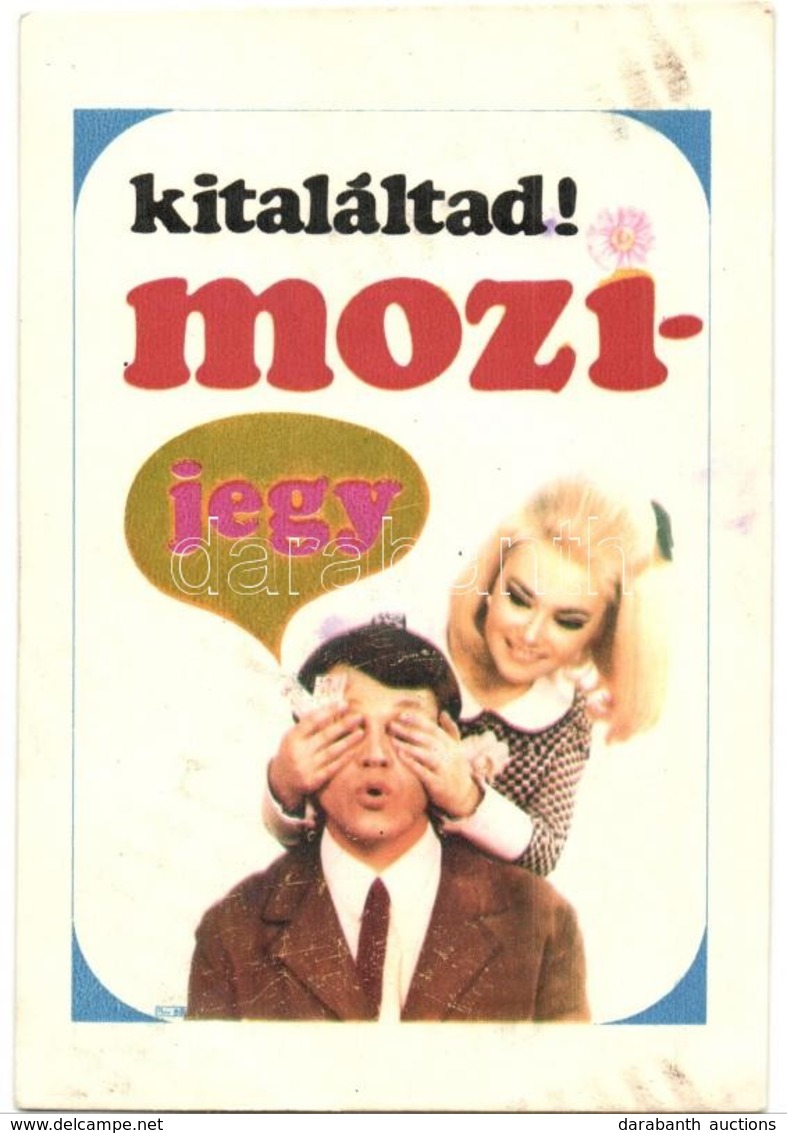 ** T2/T3 Kitaláltad! Mozijegy / Hungarian Cinema Advertisement, Cinema Ticket - Modern (EK) - Unclassified