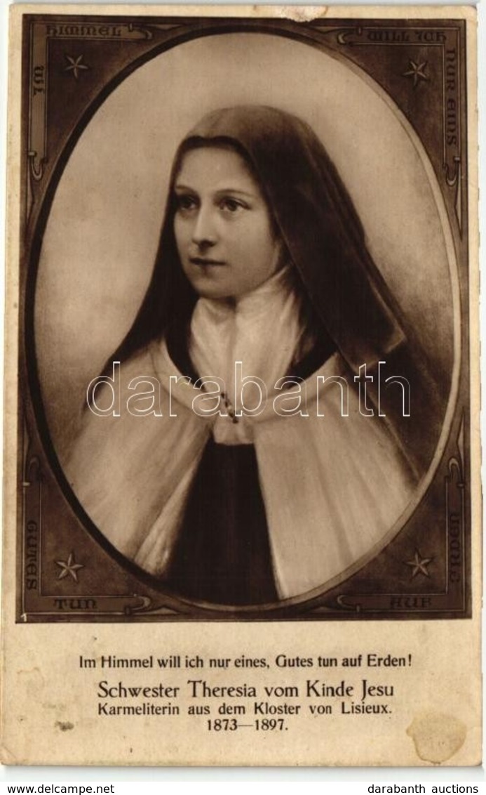 ** T2/T3 Schwester Theresia Vom Kinde Jesu / Thérese Of Lisieux (EK) - Non Classificati