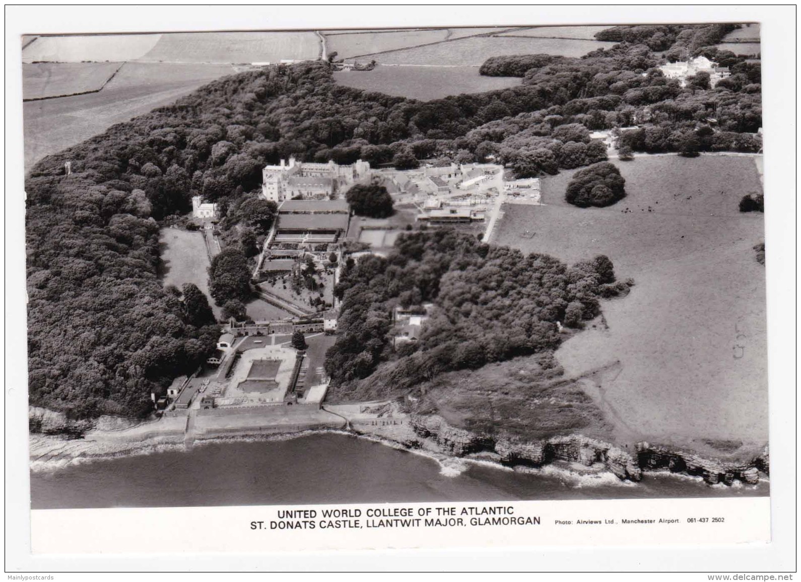 AL02 United World College Of The Atlantic, St. Donats Castle, Llantwit Major, Glamorgen - RPPC - Glamorgan