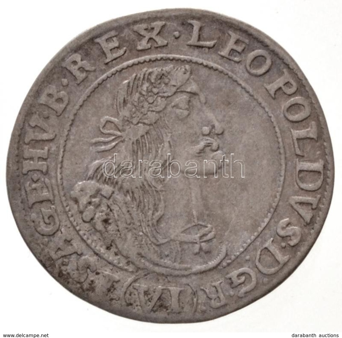 1669K-B 6kr Ag 'I. Lipót' Körmöcbánya (2,93g) T:2
Hungary 1669K-B 6 Kreuzer Ag 'Leopold I' Kremnitz (2,93g) C:XF
Huszár: - Unclassified