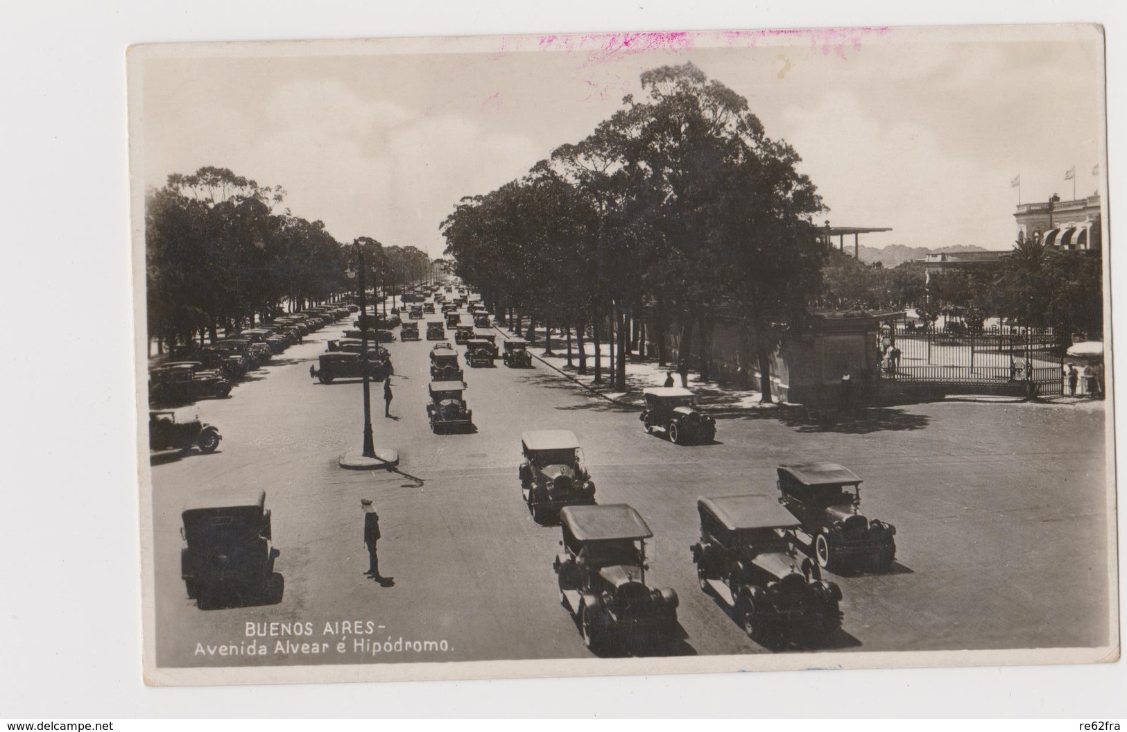 Buenos Aires Avenida Alvear E Hipodromo, Argentina - F.p. Fotografica - Anni '1920 - Argentine