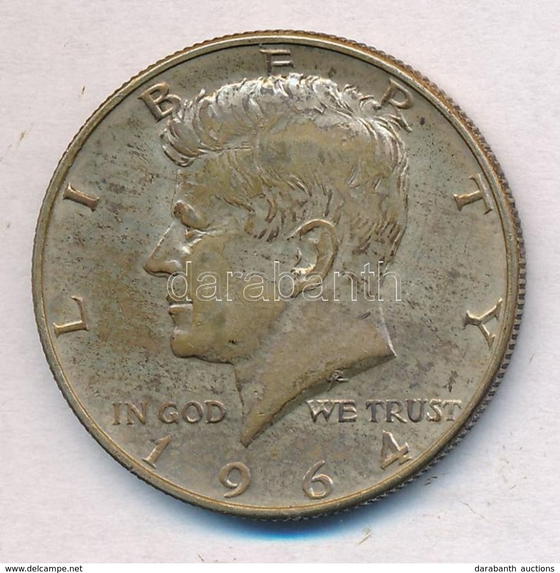 Amerikai Egyesült Államok 1964. 1/2$ Ag 'Kennedy' T:2 Patina
USA 1964. 1/2 Dollar Ag 'Kennedy' C:XF Patina
Krause KM#202 - Unclassified