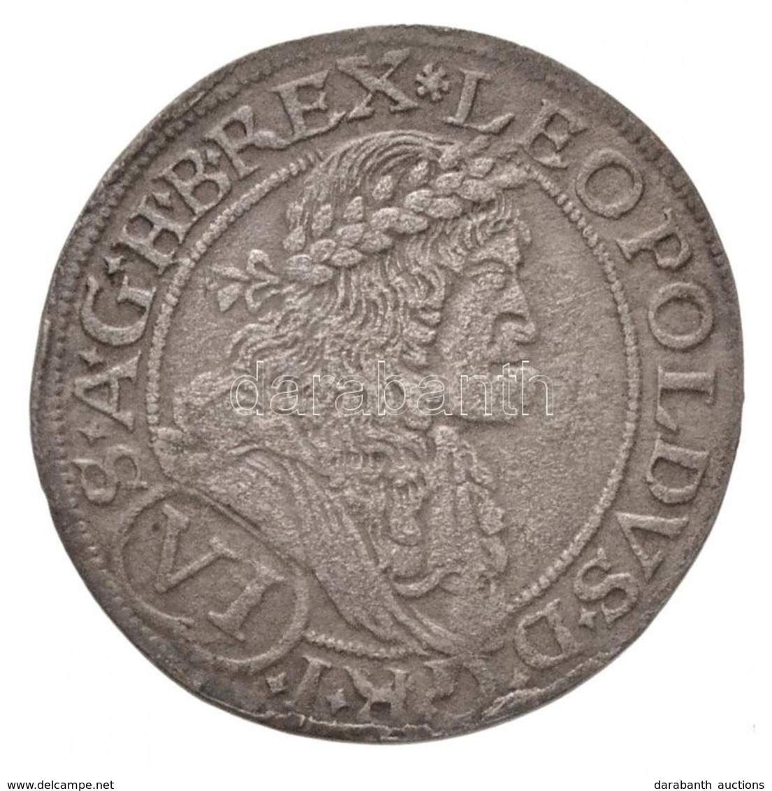 Ausztria 1676. 6kr Ag 'I. Lipót' (2,57g) T:2
Austria 1676. 6 Kreuzer Ag 'Leopold I' (2,57g) C:XF
Krause KM#1185 - Unclassified