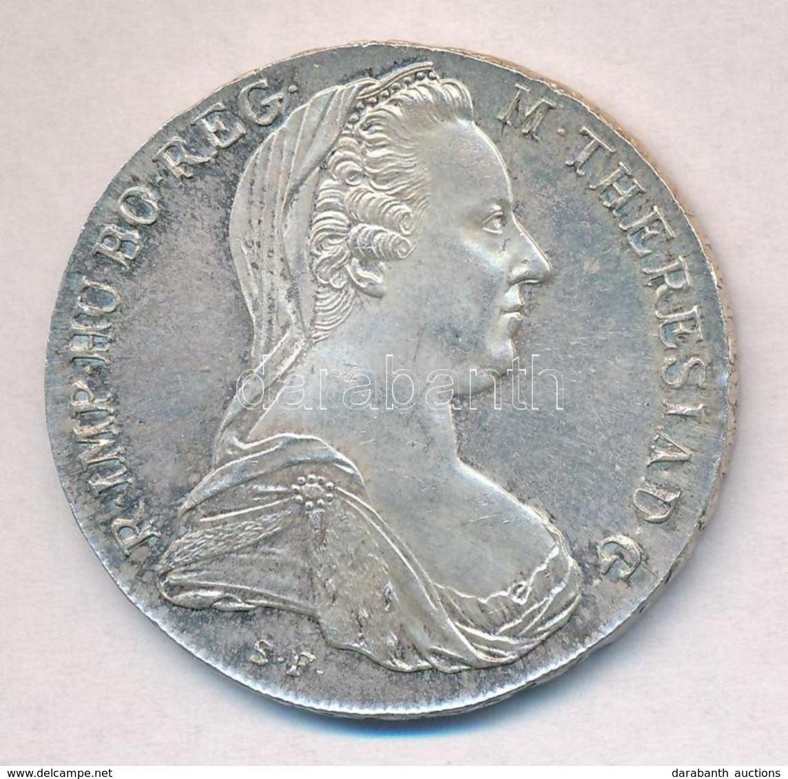 Ausztria 1780SF Tallér Ag 'Mária Terézia' Utánveret T:1-
Austria 1780SF Thaler Ag 'Maria Theresia' Restrike C:AU - Unclassified