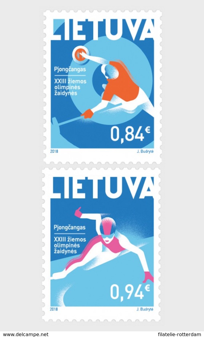 Litouwen / Lithuania - Postfris / MNH - Complete Set Olympische Spelen 2018 - Litouwen