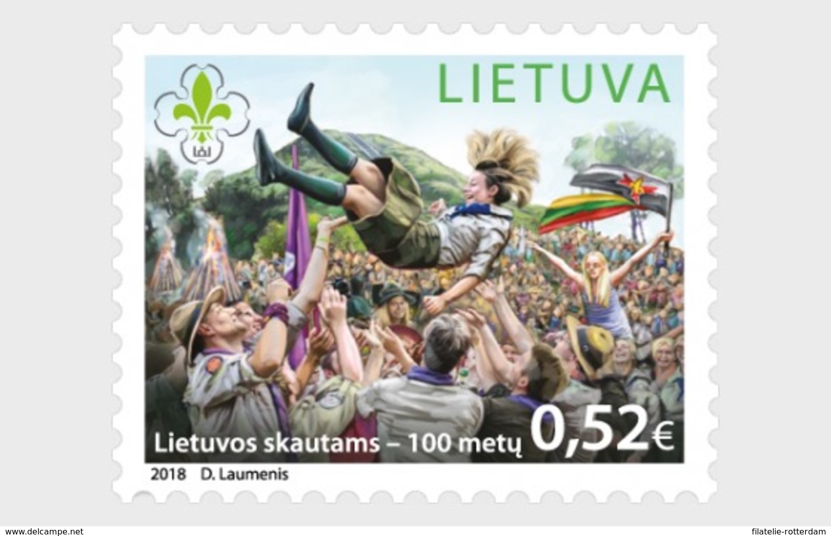 Litouwen / Lithuania - Postfris / MNH - 100 Jaar Scouts 2018 - Litauen