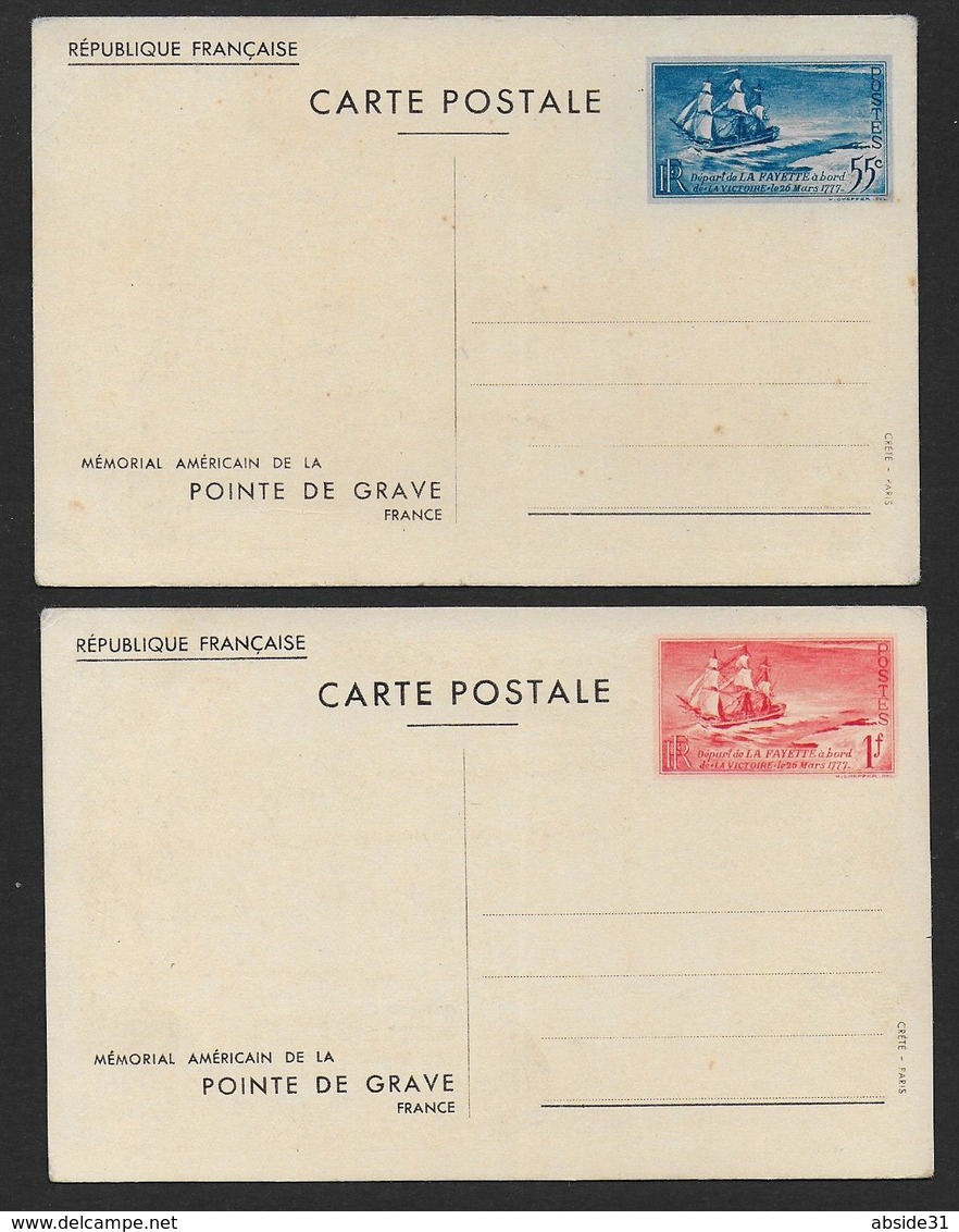 Pointe De Grave  55 C Et 1 Fr - Cartes Postales Types Et TSC (avant 1995)