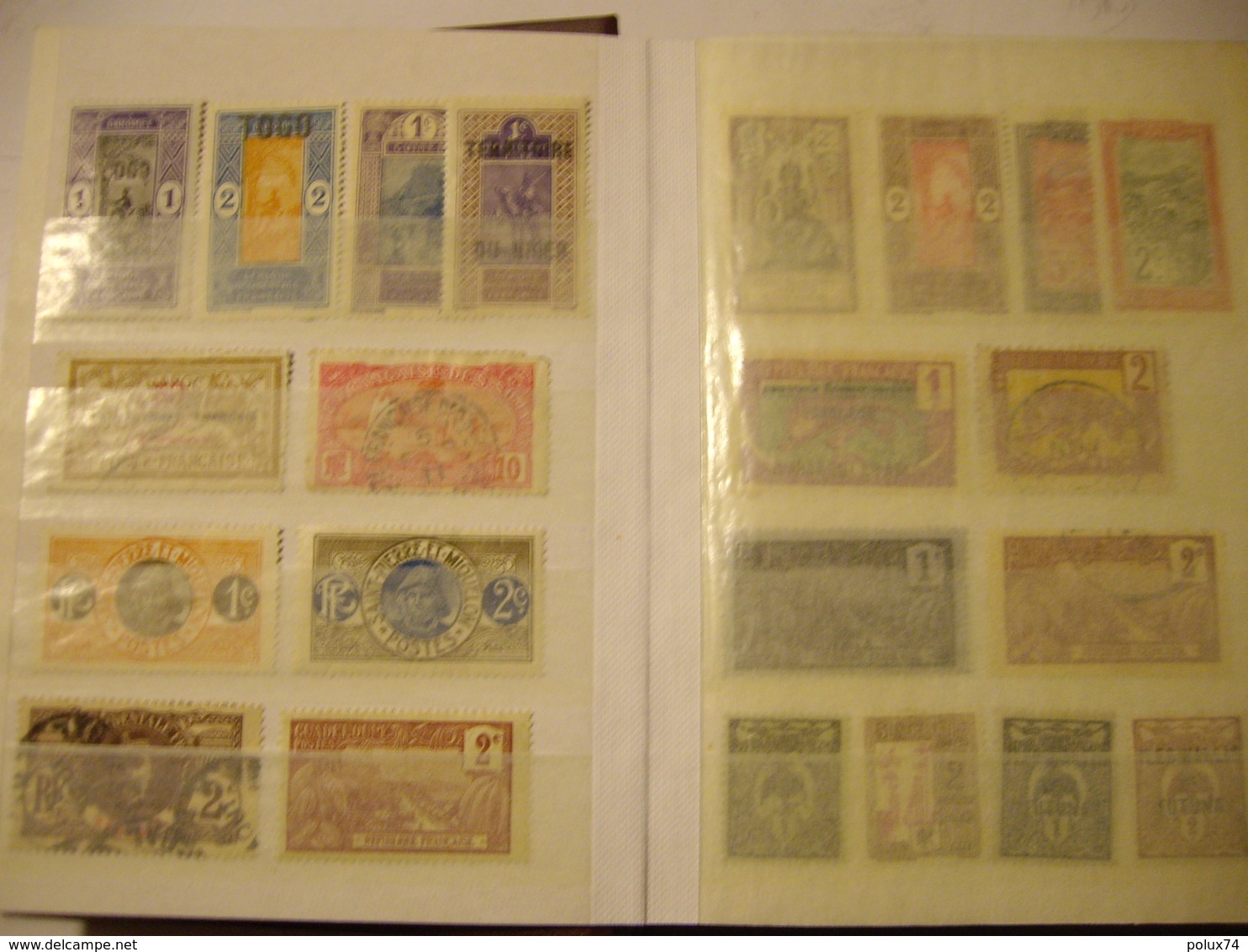 FRANCE Colonies  Collection  Petit Album 16 Pages - Collections (en Albums)