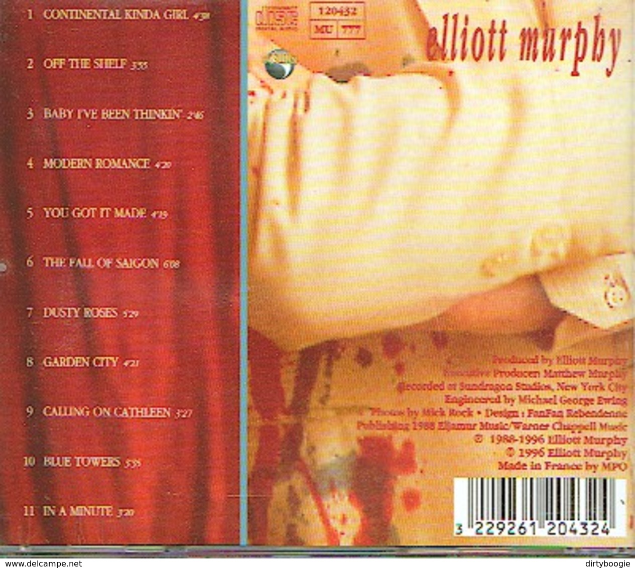 Elliott MURPHY - Murph The Surf - CD - Rock