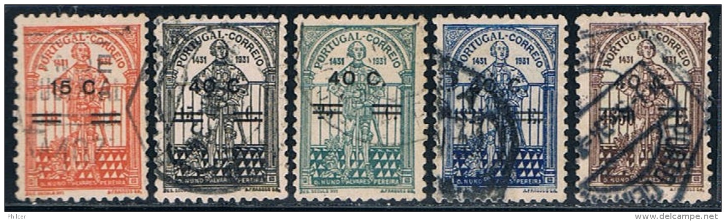Portugal, 1933, # 548/50, 552/3, Used - Gebraucht