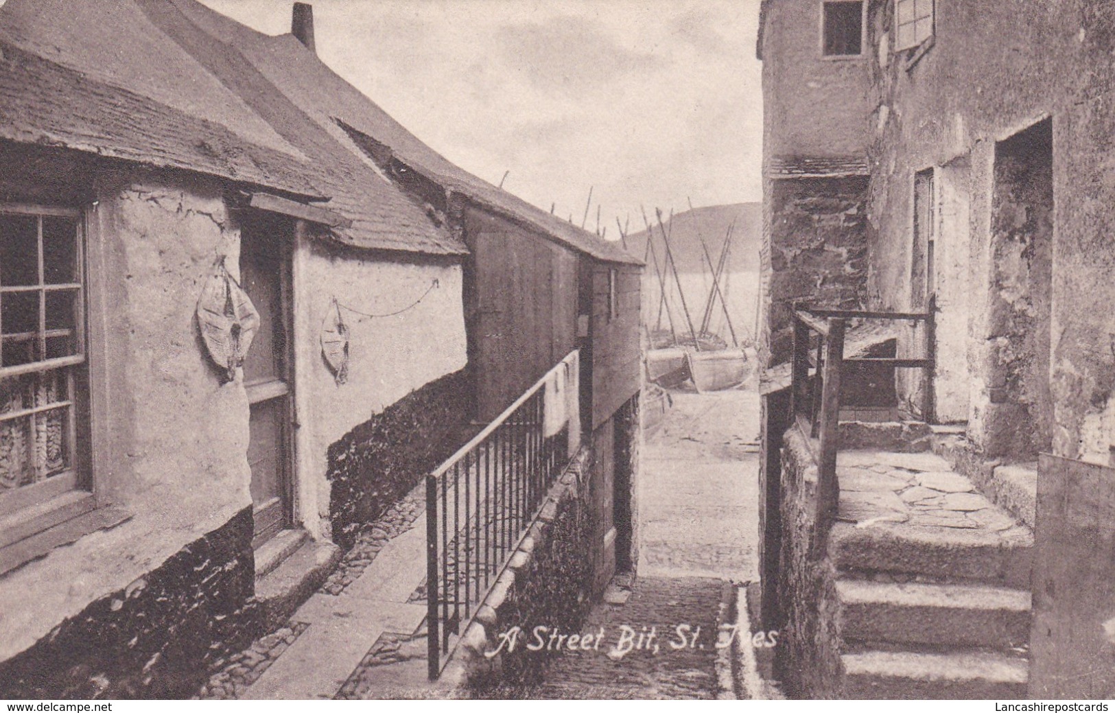 Postcard A Street Bit St Ives Cornwall My Ref  B12121 - St.Ives