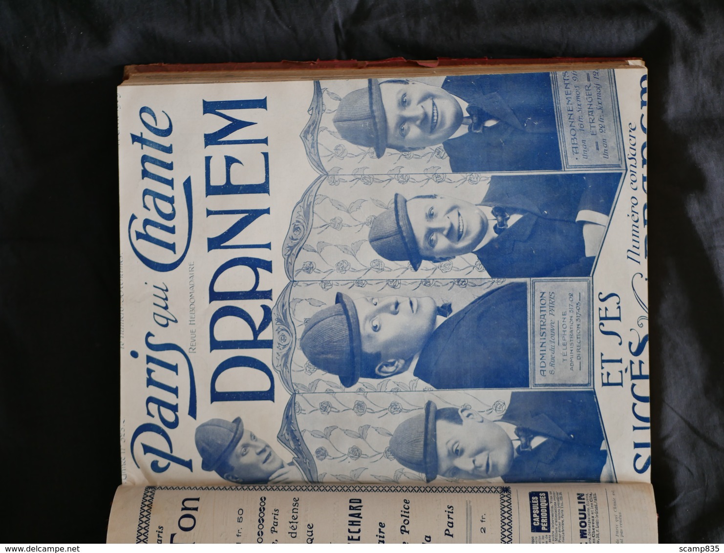 Paris qui chante . année 1909 reliée.