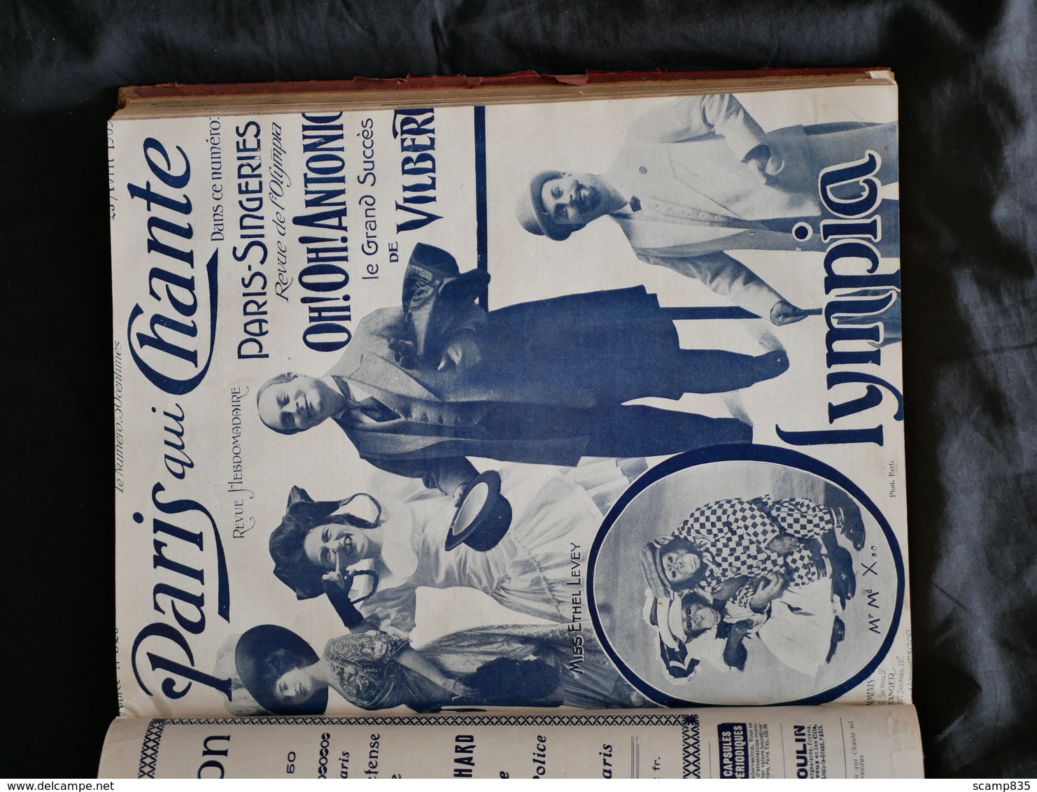 Paris qui chante . année 1909 reliée.