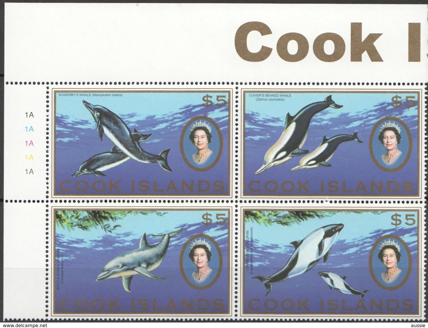 Cook Islands 2007 Yvertn° 1283-1286 *** MNH Cote 50 Euro Faune Baleines Walvissen - Cook