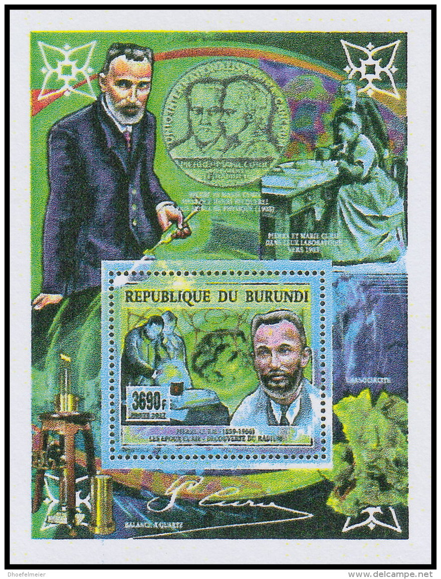 BURUNDI 2017 MNH** Pierre Curie Physics S/S - OFFICIAL ISSUE - DH1819 - Physique