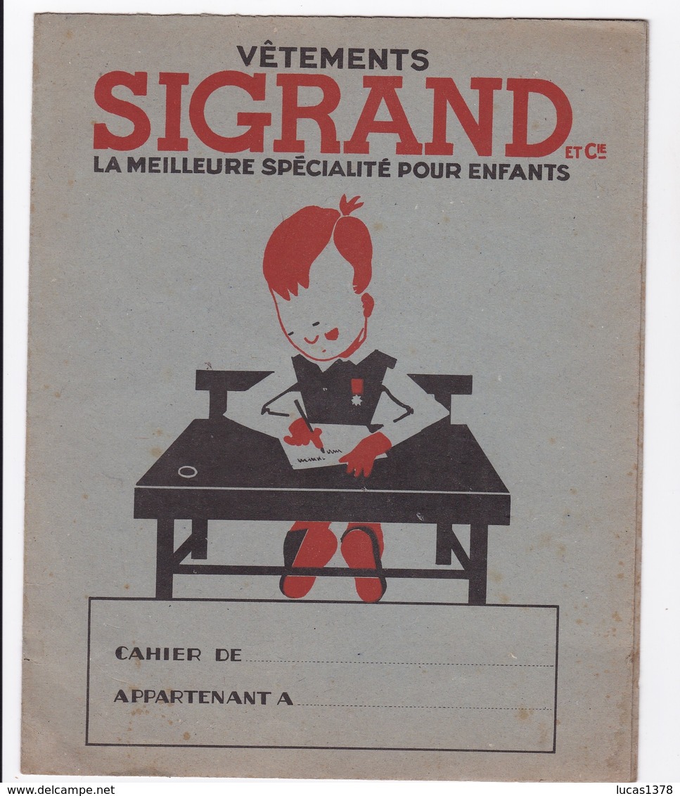 PROTEGE CAHIER VETEMENTS SIGRAND - Book Covers