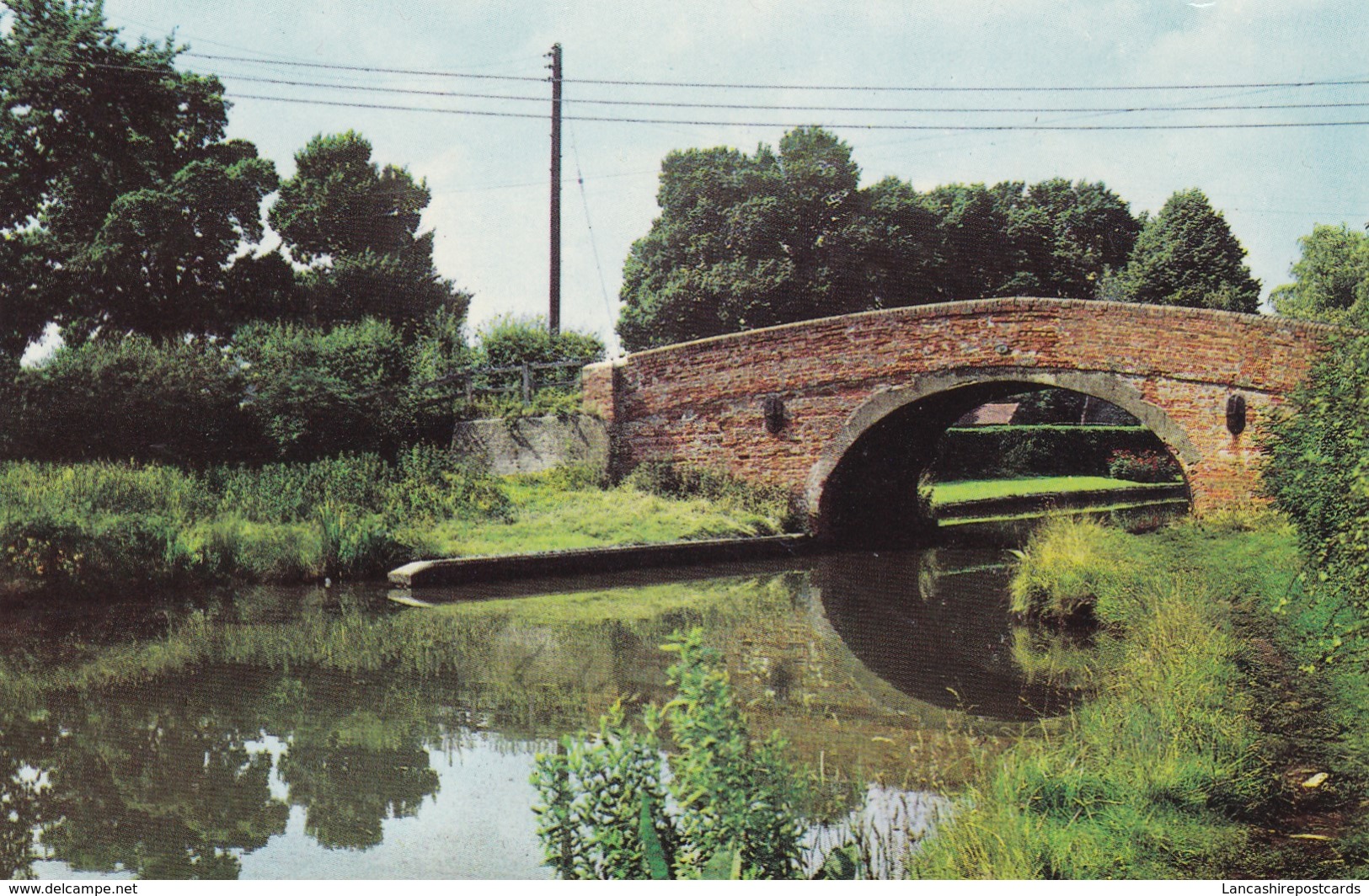 Postcard The Canal At Simpson Fenny Stratford Milton Keynes [ Grand Union Canal Interest ] My Ref  B12124 - Buckinghamshire