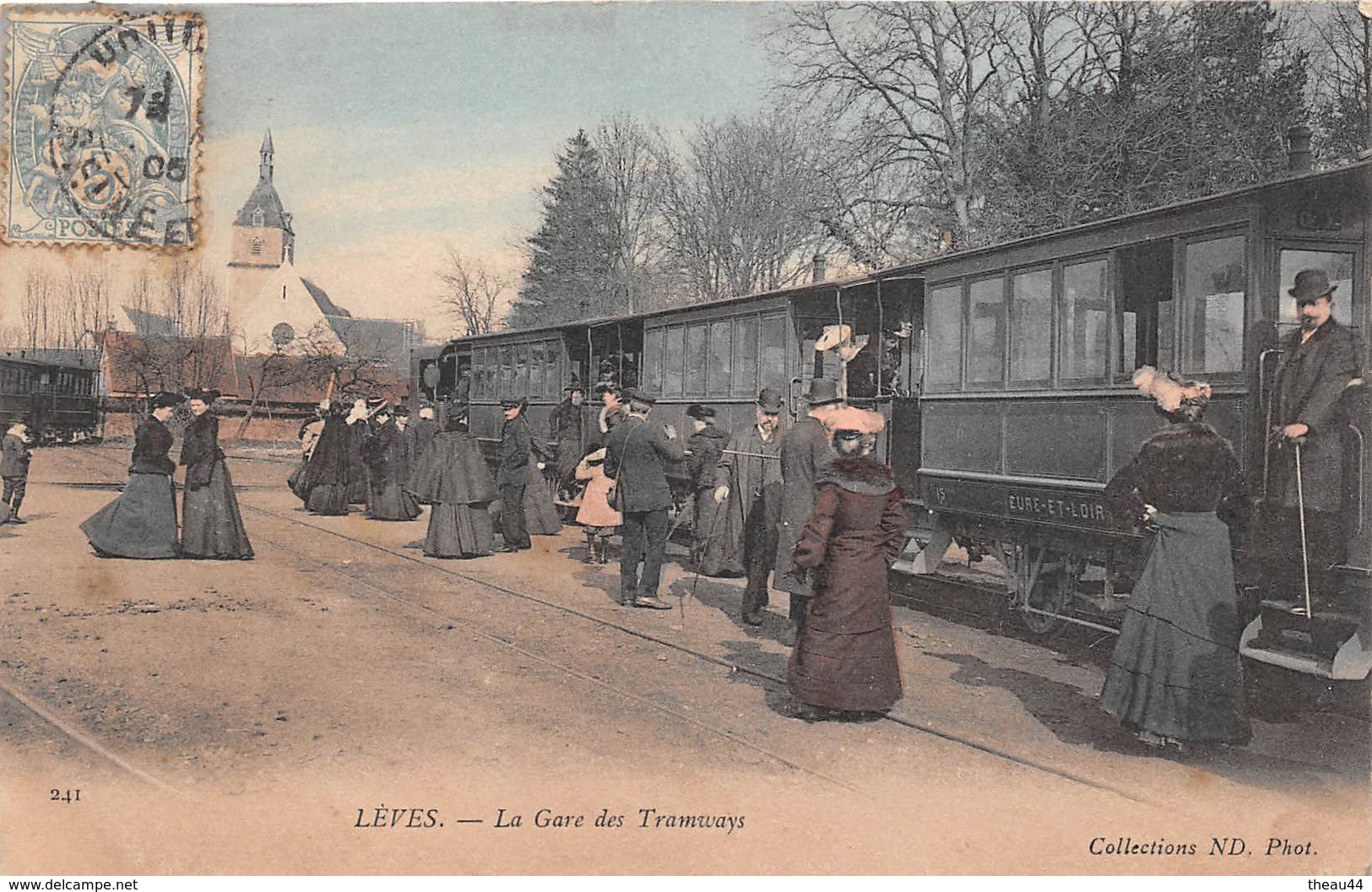 ¤¤   -  LEVES   -   La Gare Des Tramways   -  ¤¤ - Lèves