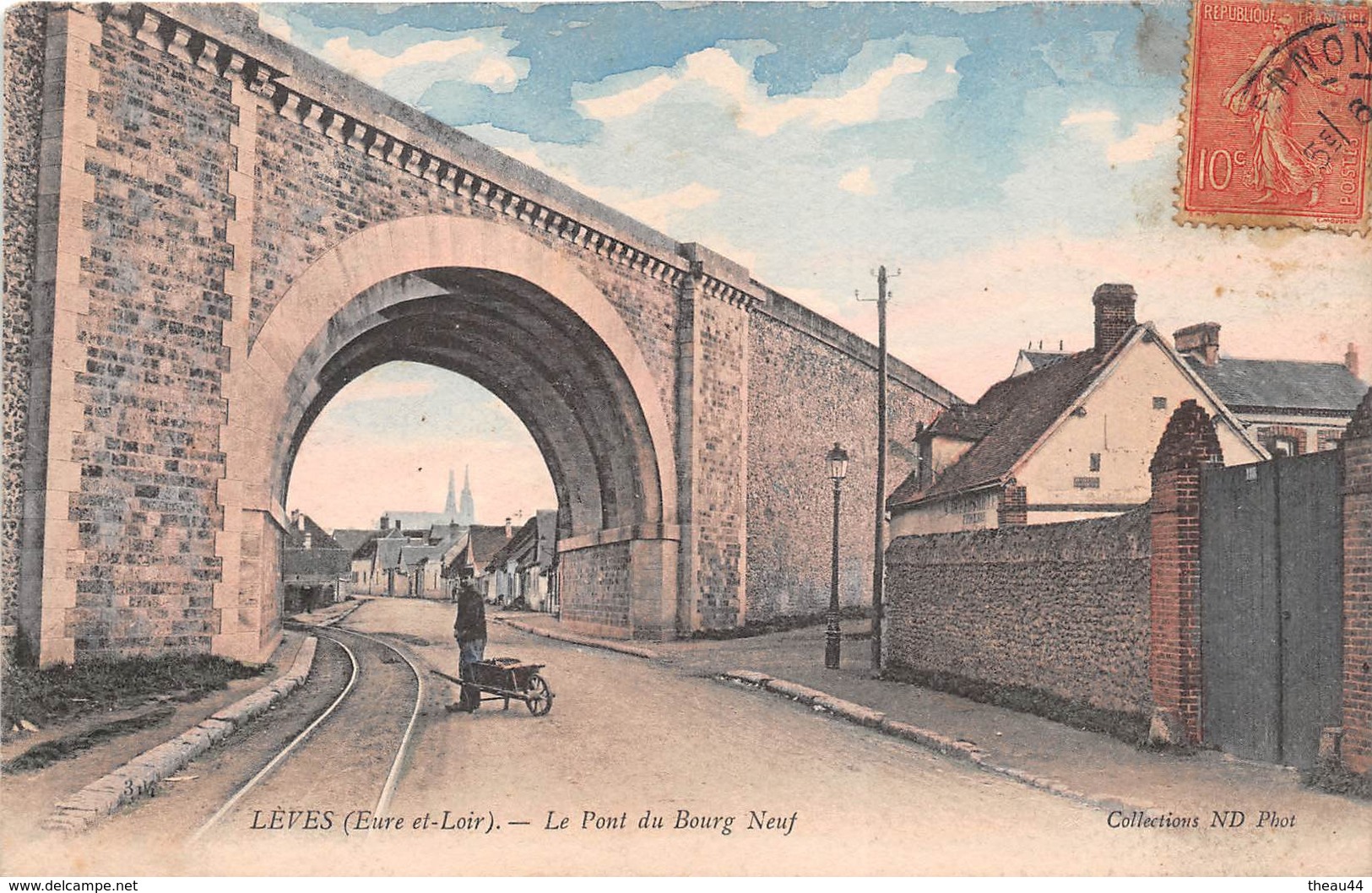 ¤¤   -  LEVES   -   Le Pont Du Bourg Neuf  -  Ligne De Chemin De Fer   -  ¤¤ - Lèves