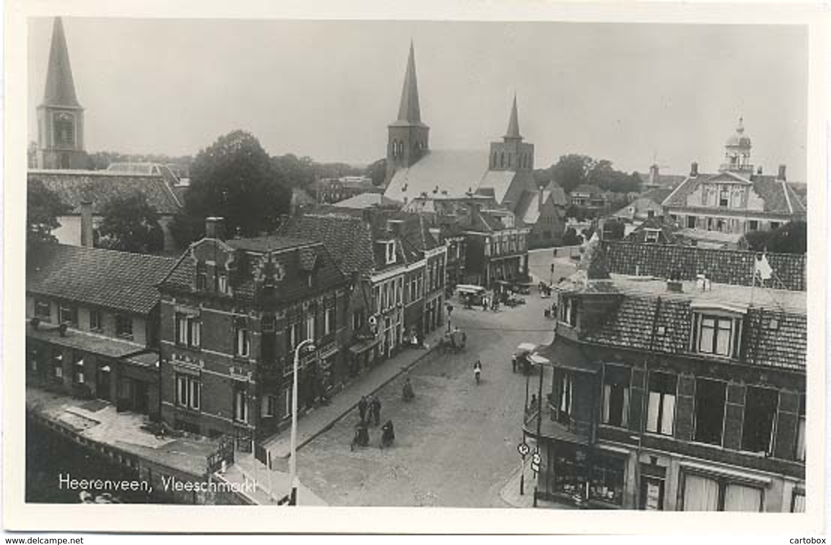 Heerenveen, Vleeschmarkt  (type Fotokaart) - Heerenveen