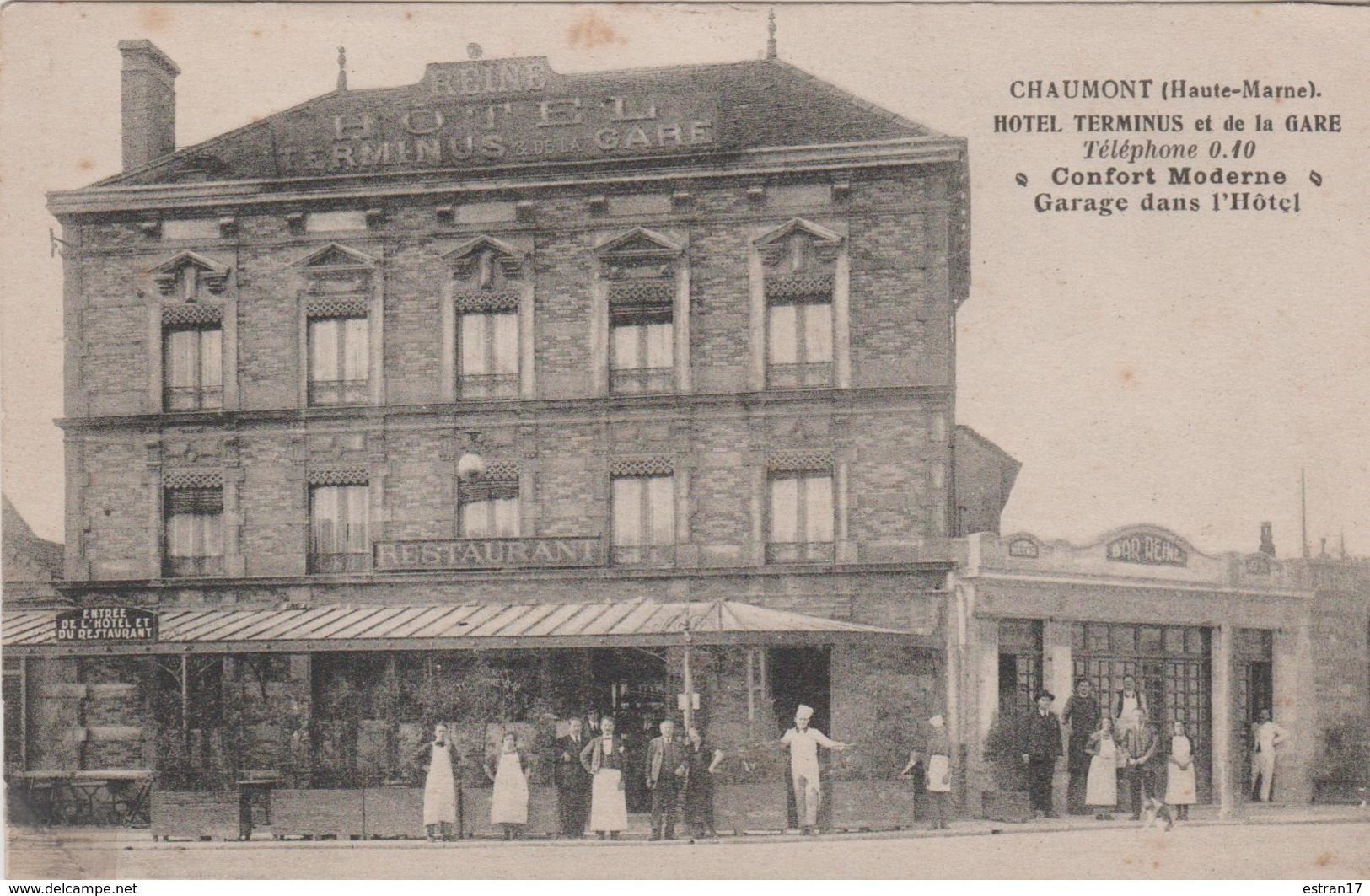 52 CHAUMONT HOTEL TERMINUS ET DE LA GARE - Chaumont