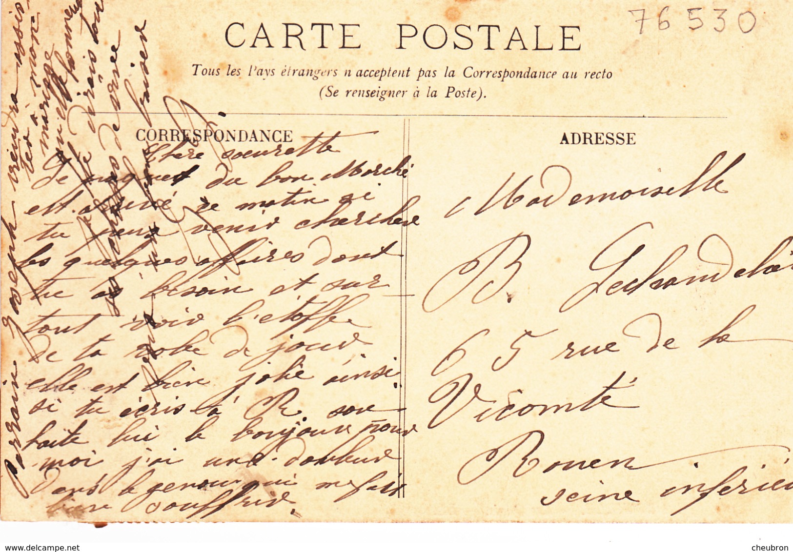 76. LA BOUILLE  CPA  COLORISEE . LES QUAIS. ANNEE 1907 - Other & Unclassified