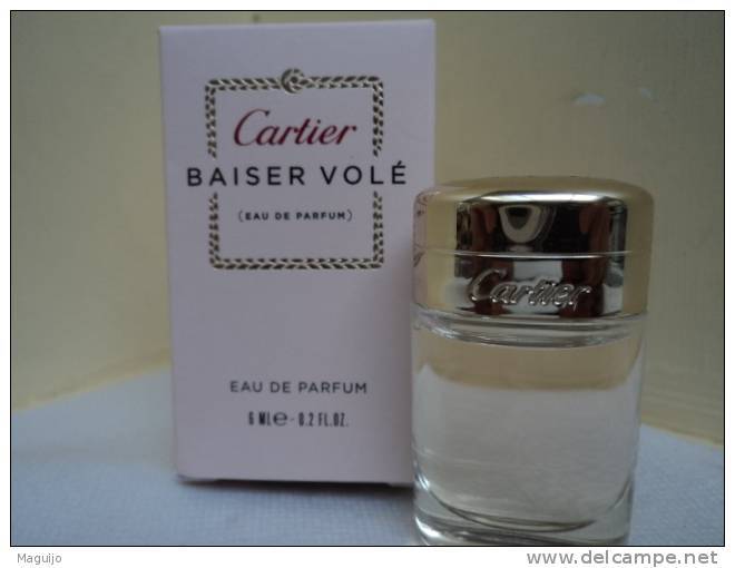 CARTIER " BAISER VOLE" MINI EDP 6 ML  NEUVE  LIRE !!! - Miniatures Femmes (avec Boite)