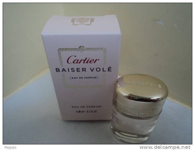 CARTIER " BAISER VOLE" MINI EDP 6 ML  NEUVE  LIRE !!! - Miniatures Femmes (avec Boite)