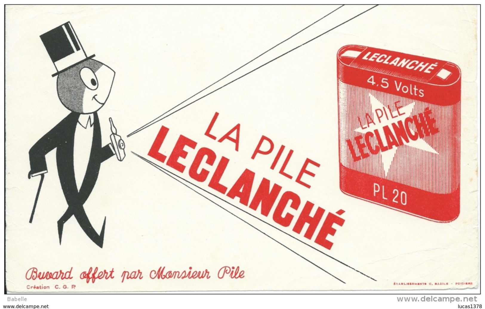 LA PILE LECLANCHE - Piles