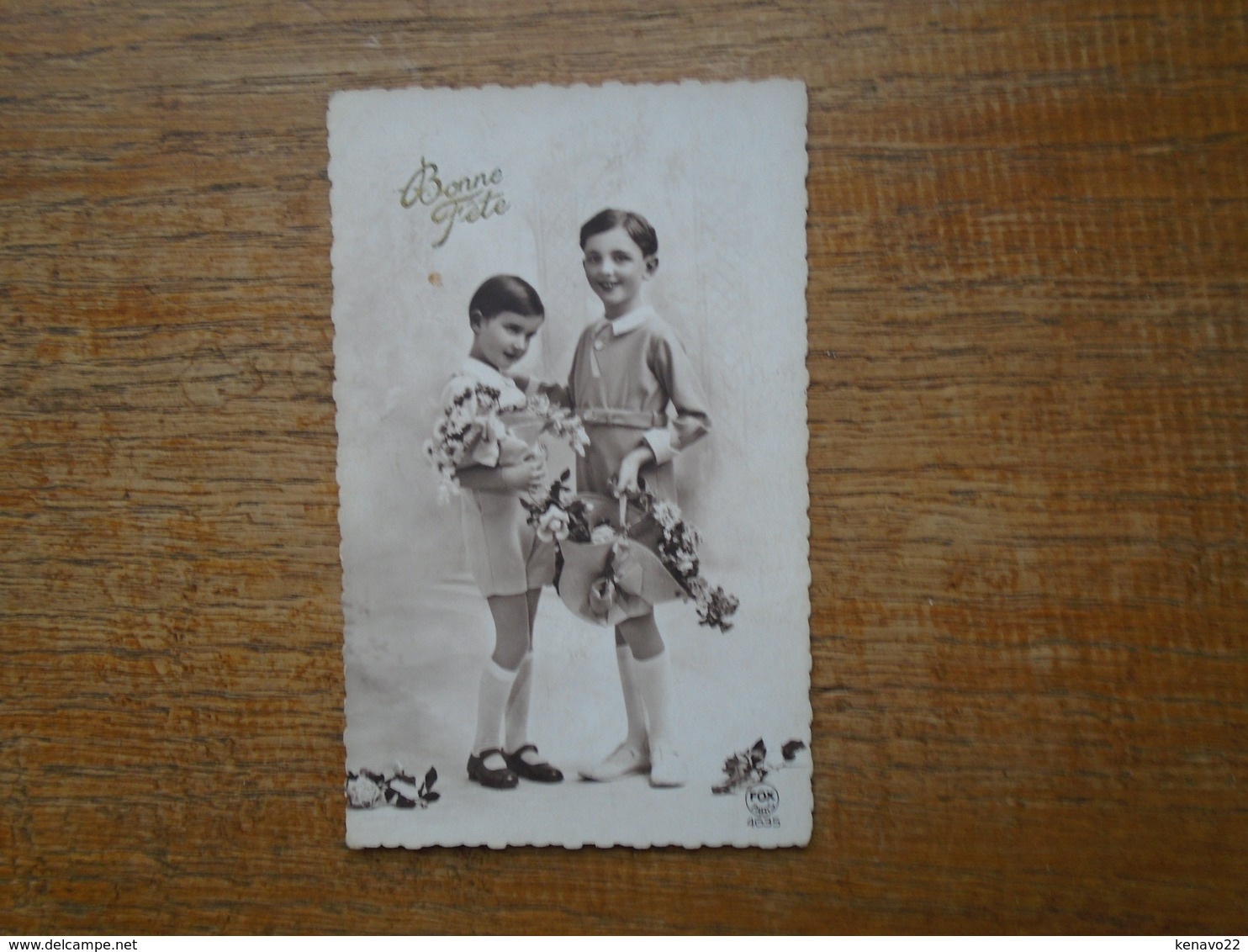 Petites Filles , Carte De Bonne Fête Pour La Saint-nicolas - Nikolaus