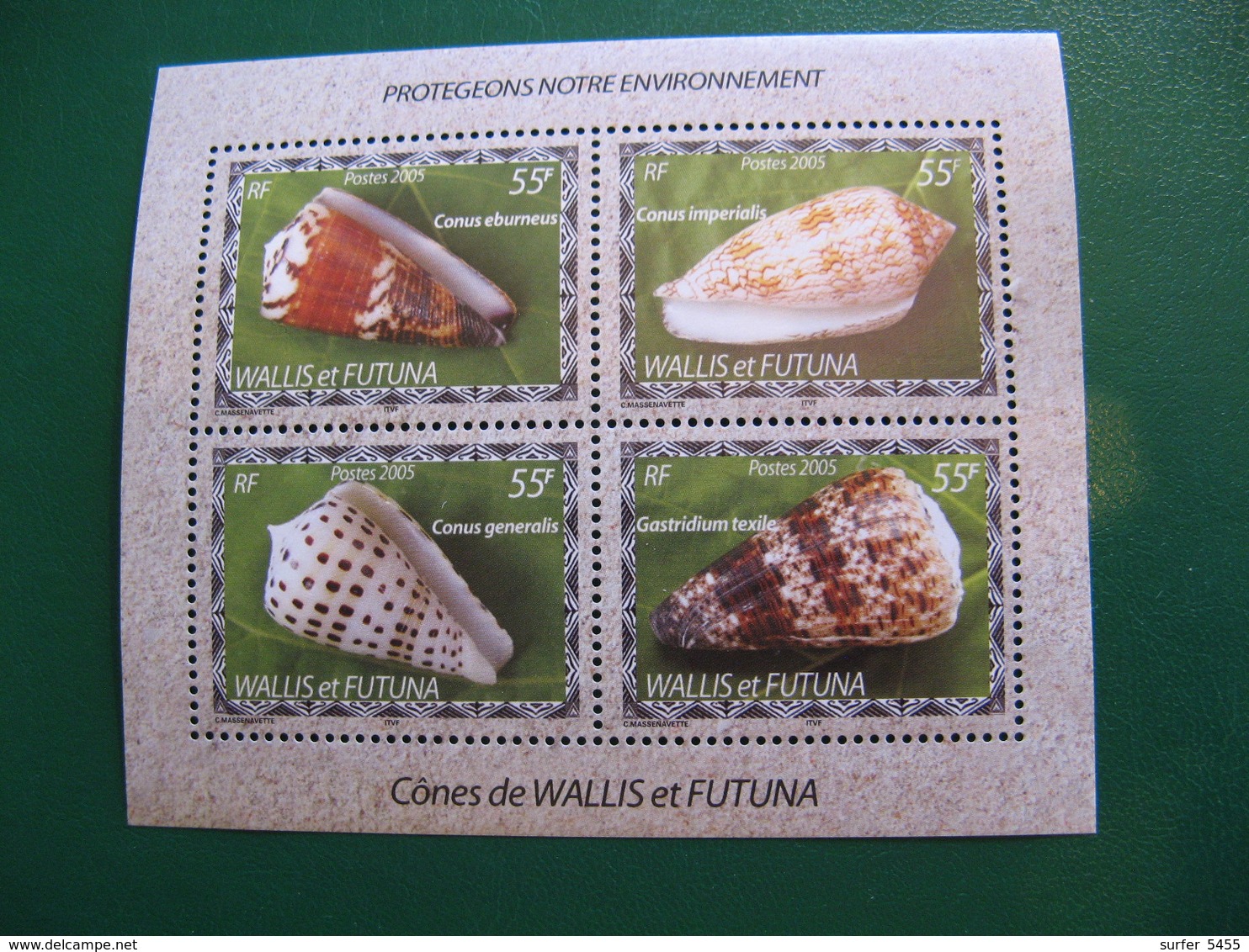 WALLIS YVERT POSTE ORDINAIRE N° 628/631 FEUILLET NEUF** LUXE FACIALE 1,85 EURO - Unused Stamps