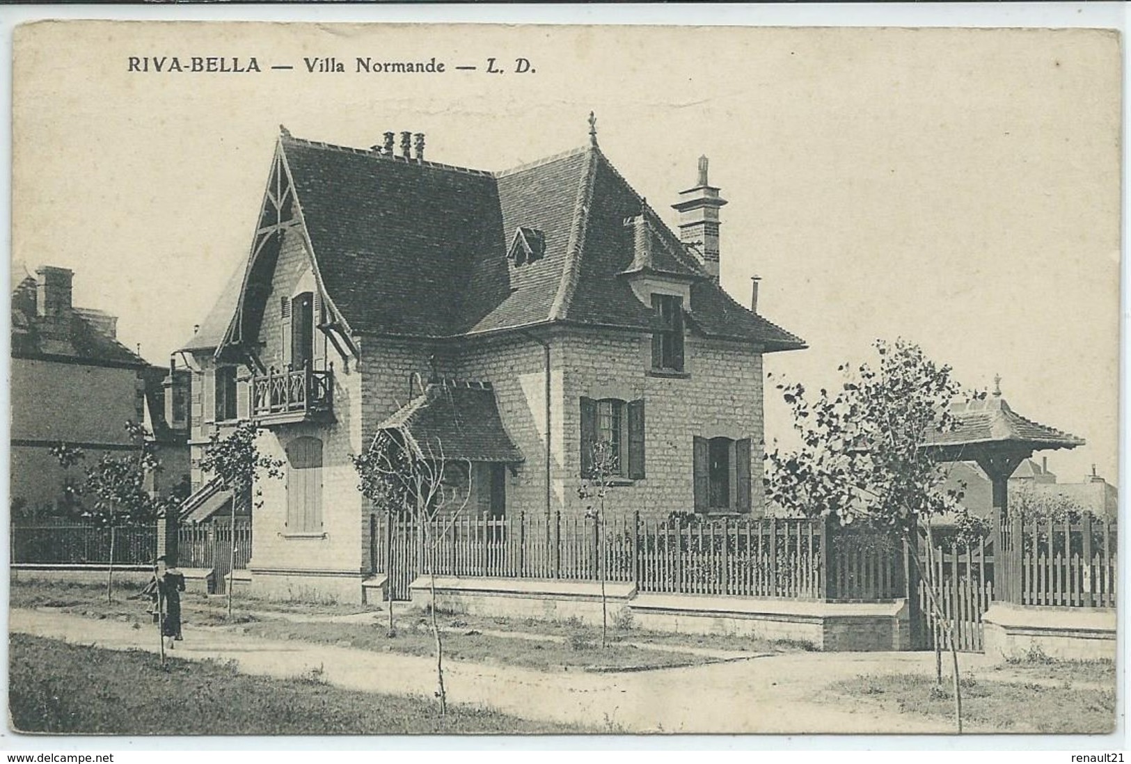 Riva Bella-Ouistreham-Villa Normande (CPA) - Riva Bella