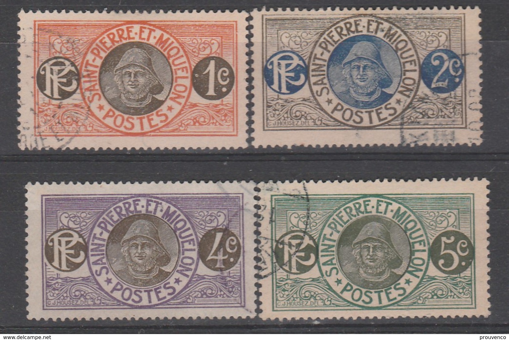 - ST PIERRE ET MIQUELON  YT 78 A 81  TB - Used Stamps