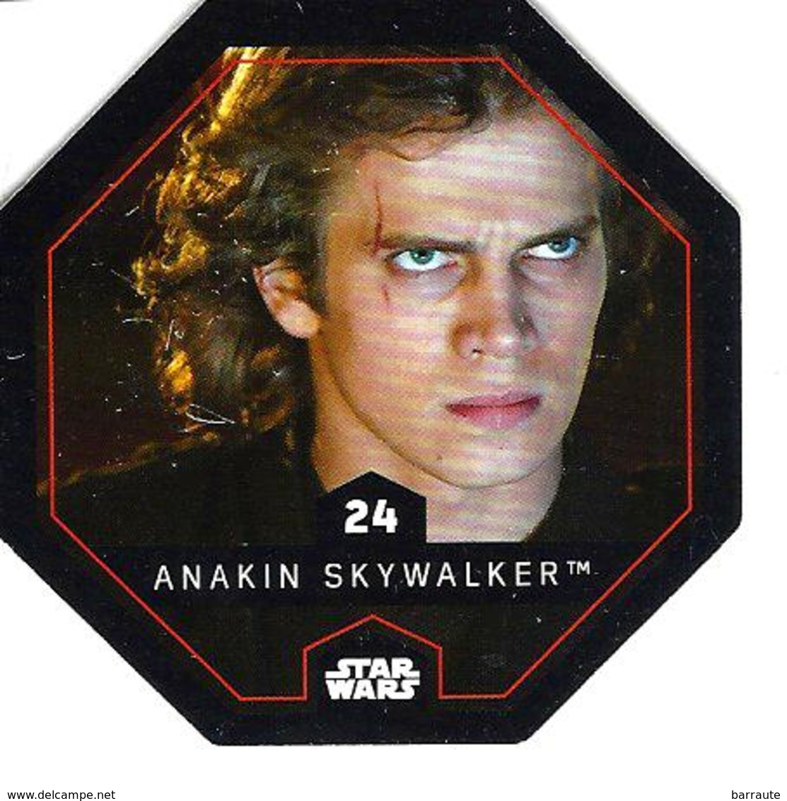 JETON LECLERC STAR WARS   N° 24 ANAKIN SKYWALKER - Power Of The Force