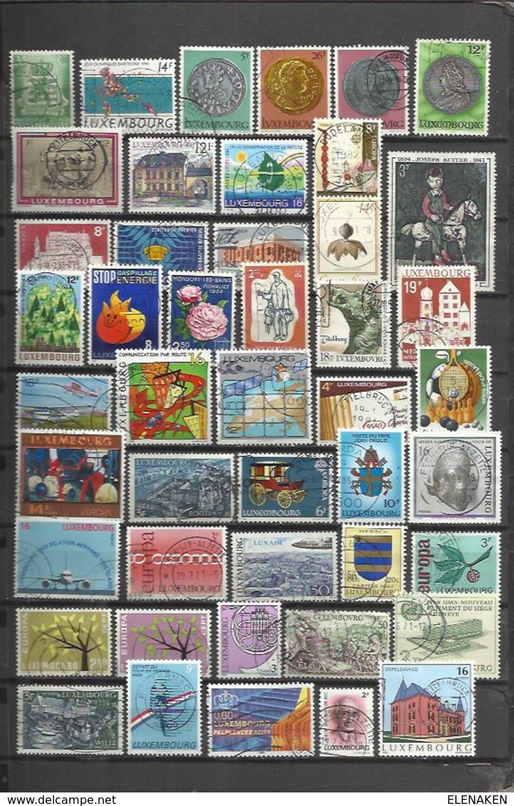 G377-SELLOS LUXEMBURGO SIN TASAR,BUENOS VALORES,VEAN ,FOTO REAL.LUXEMBOURG STAMPS WITHOUT TASAR, GOOD VALUES, SEE, REAL - Sammlungen