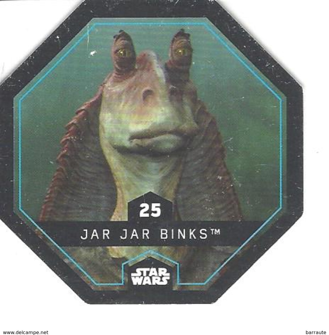 JETON LECLERC STAR WARS   N° 25 JAR JAR BINKS - Power Of The Force