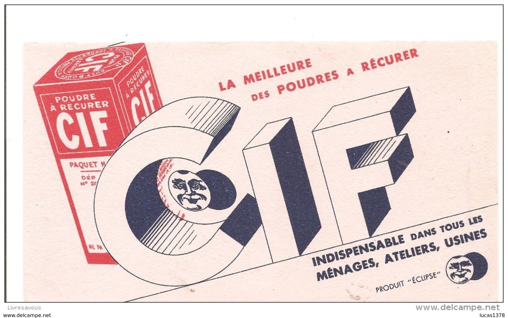 CIF / LA MEILLEURE DES POUDRES - Produits Ménagers