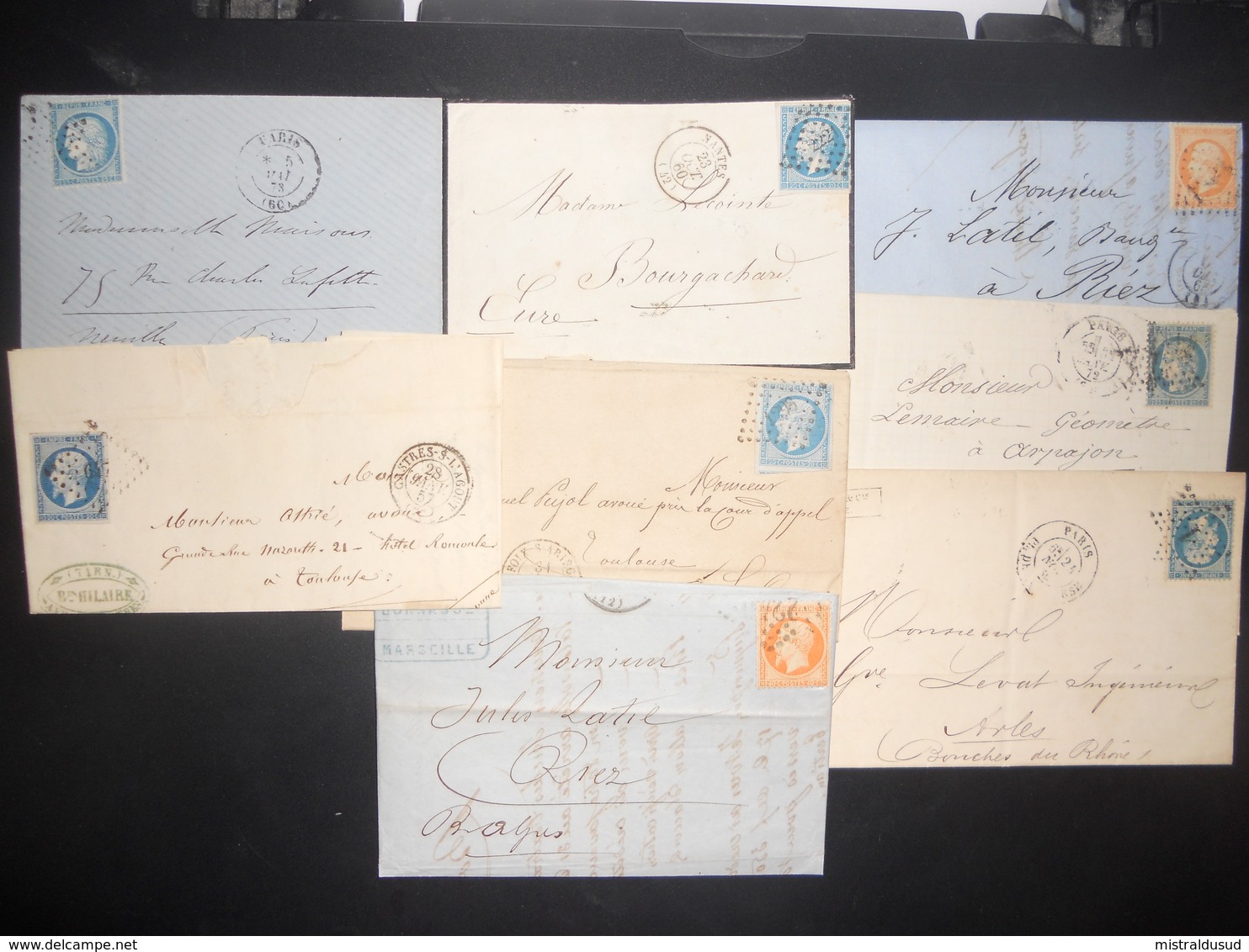 France Napoleon , Ceres Lot De 17 Lettres - Autres & Non Classés